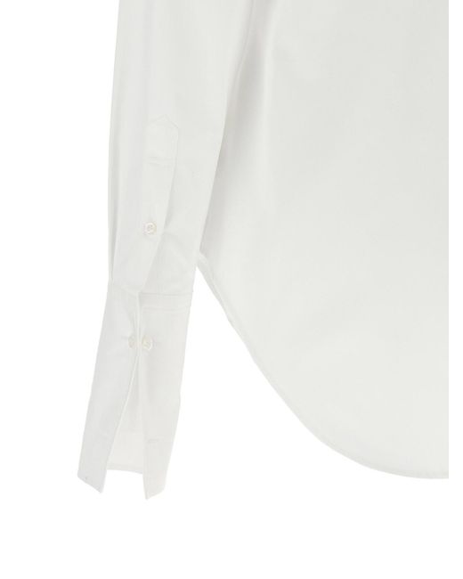 Thom Browne White Button-Down Shirt