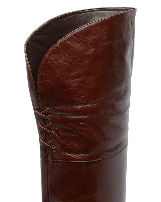 Chloé Brown And Eve Pump Boots