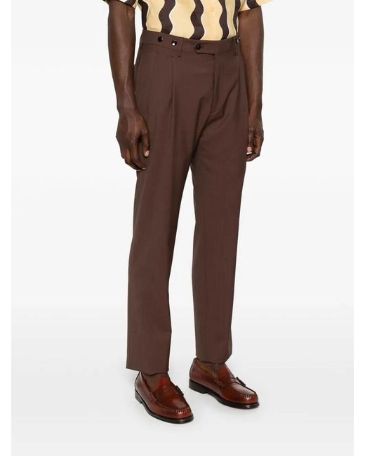 Berwich Brown Pants for men