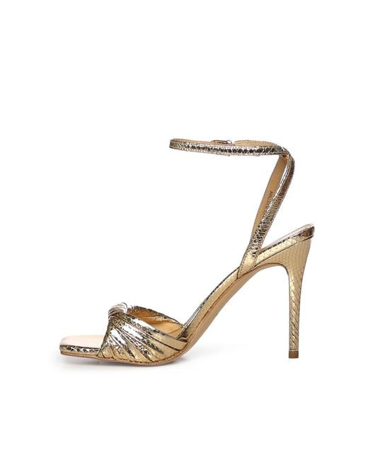 MICHAEL Michael Kors Metallic Kiana Leather Sandal
