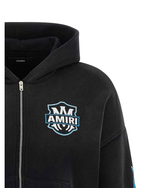 Amiri Black Ma Flames Hoodie for men