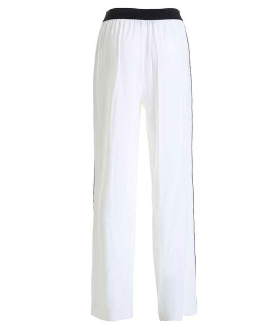 Karl Lagerfeld White Wide Trousers
