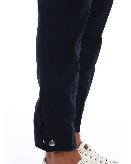 Neil Barrett Blue Skinny Fit Tapered Casual Trousers for men