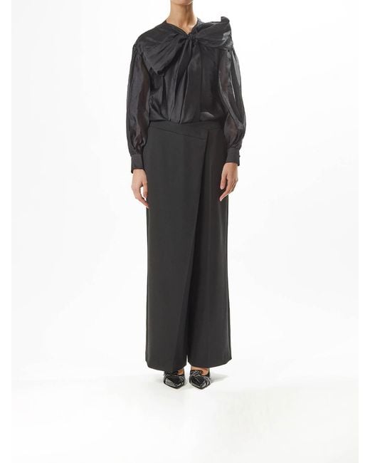 Karl Lagerfeld Gray Wrap Pants