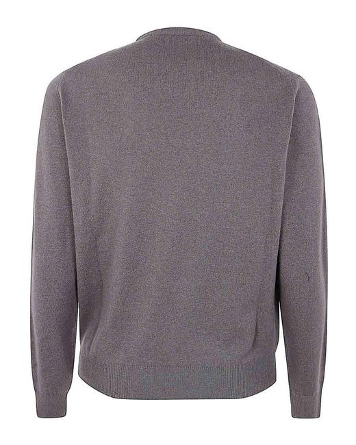 FILIPPO DE LAURENTIIS Gray Long Sleeves Round Neck for men