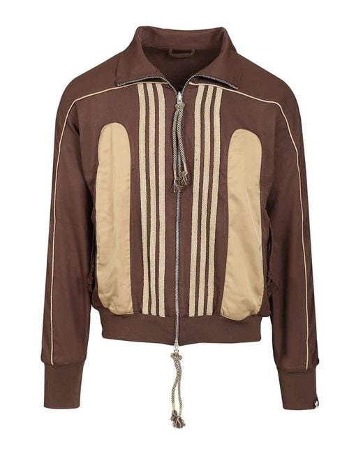 Adidas Originals Brown Woven Jacket Adidas Song For The Mute for men