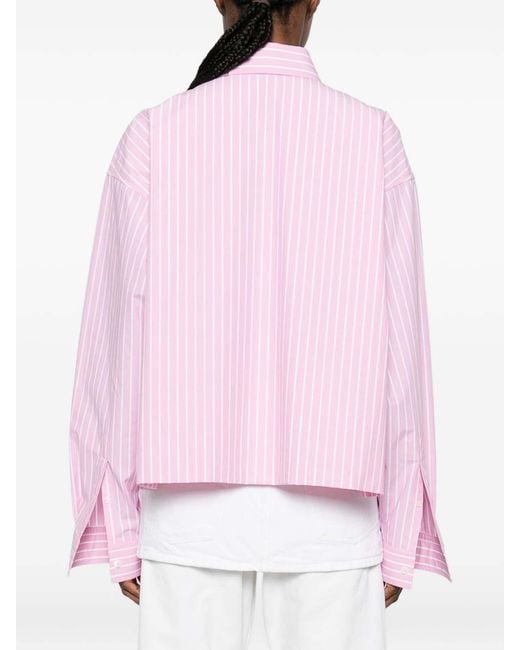 Balenciaga Pink Oversize Shirt