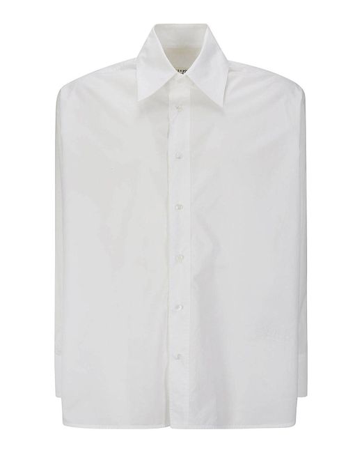 MM6 by Maison Martin Margiela White Shirt With Logo for men