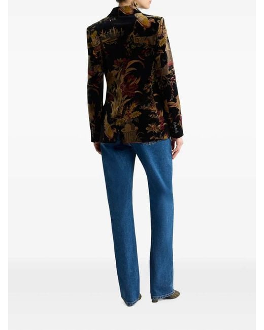 Etro Black Velvet Jacket
