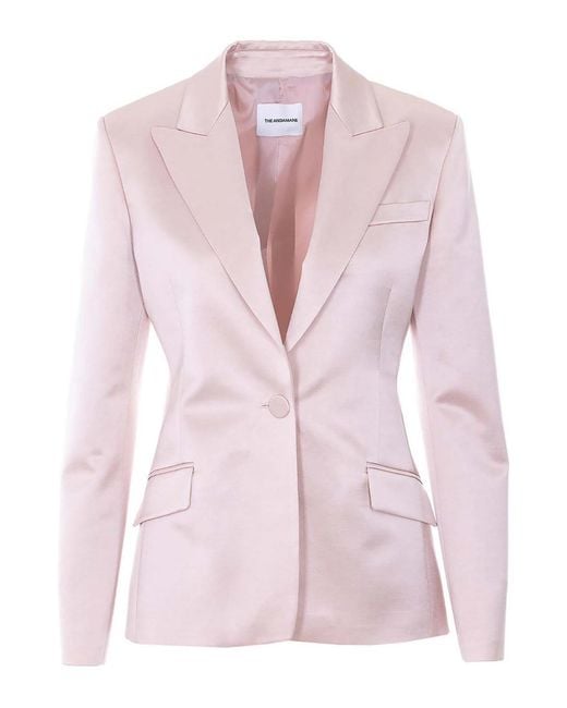 ANDAMANE Pink Petal Rose Bianca Blazer