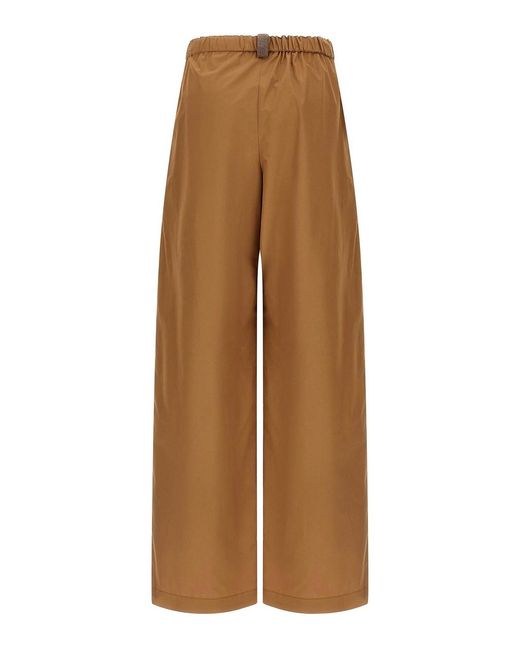 Fabiana Filippi Natural Loose Leg Pants