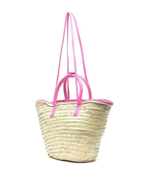 Jacquemus Pink Le Petit Panier Soli Bag