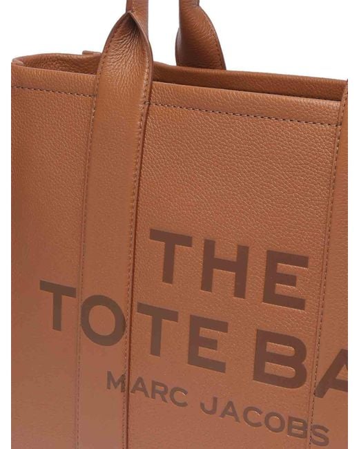 Marc Jacobs Brown The Leather Large Tote Bag