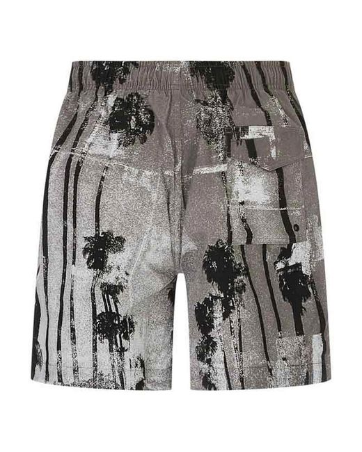 Purple Brand Gray All Round Shorts for men
