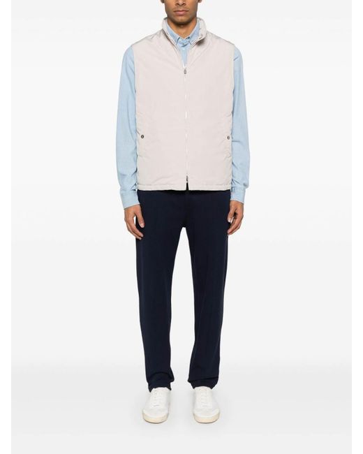Brunello Cucinelli Pink Gilet Impermeabile for men