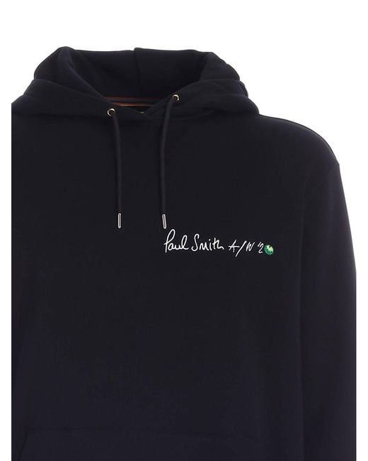 Paul Smith Blue 1990S Hoodie for men