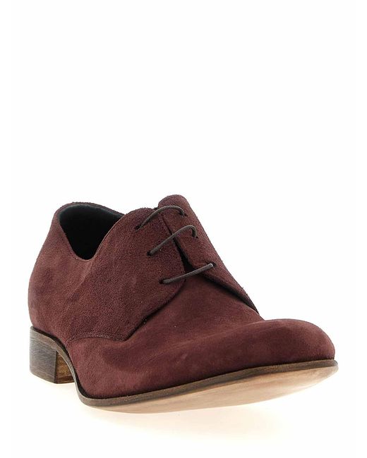 Julian Fashion Brown Suede Lace Up for men