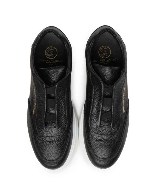 Giuliano Galiano Black Victory Sneakers for men