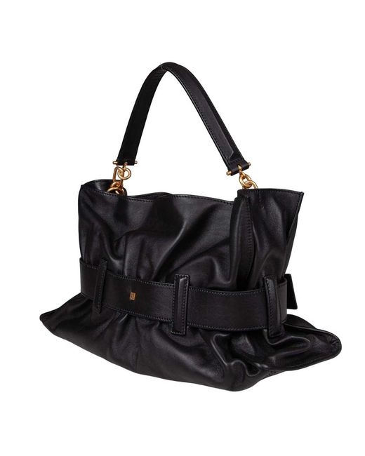 Balmain Black Anthem Medium Handbag