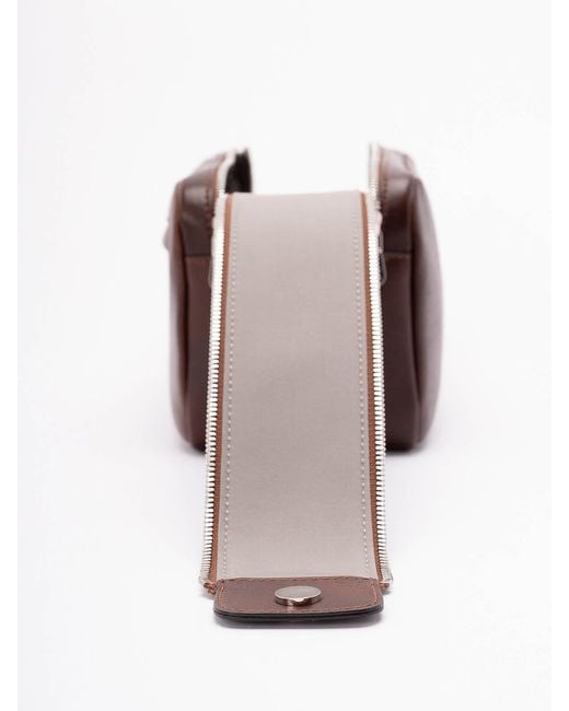 Brunello Cucinelli Brown Beauty Case With Double Zipper for men