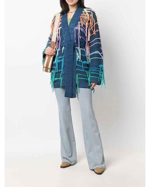 Canessa Blue Psychedelic Cardigan