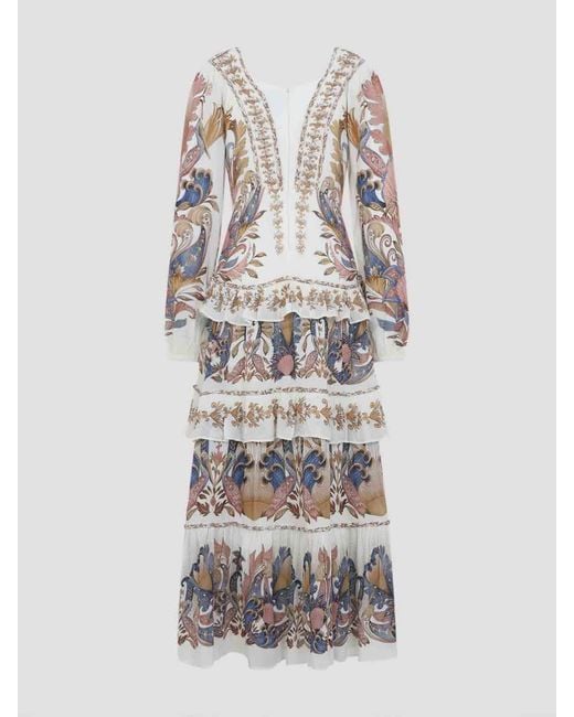 Farm Rio White Long Dress