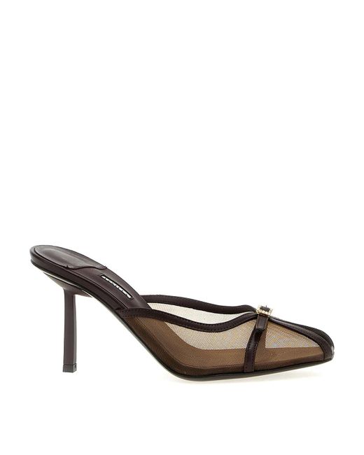 Le Silla Brown Vittoria Mules