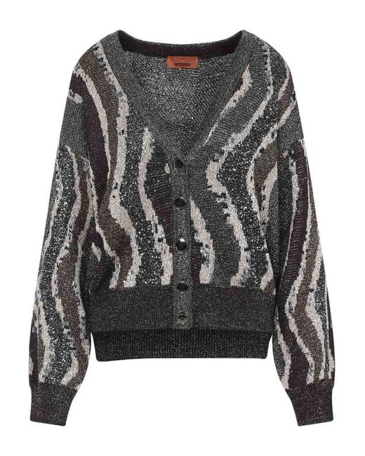 Missoni Black Buttoned Cardigan