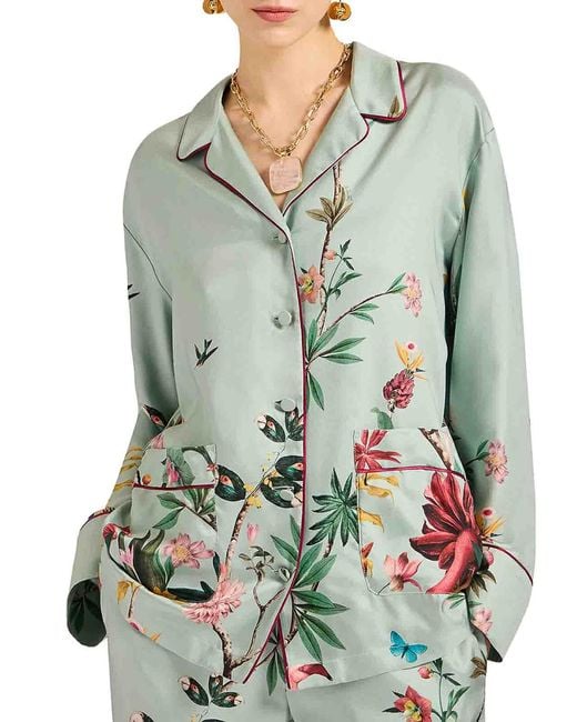 LaDoubleJ Blue Silk Twill Shirt