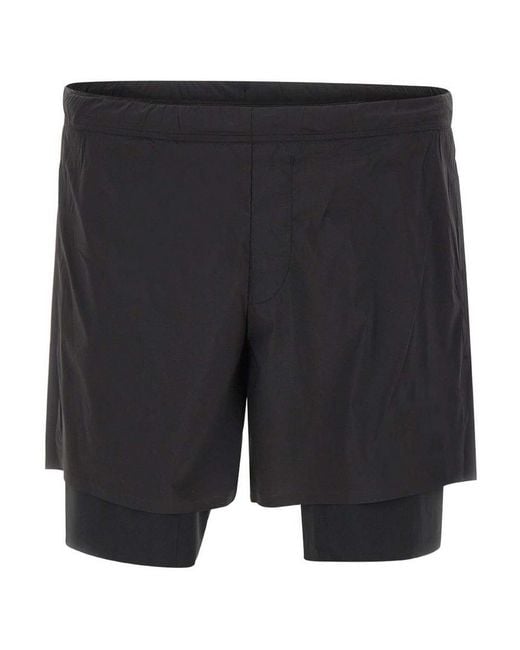 Satisfy Black Techsilk 8 Shorts for men