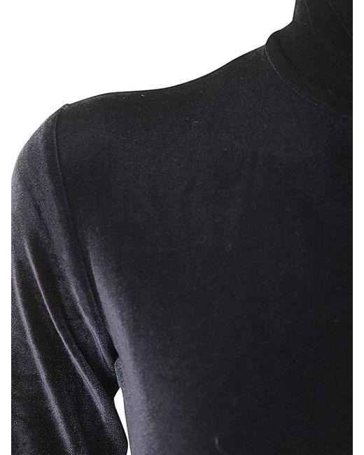 Filippa K Black Velvet Zip Body
