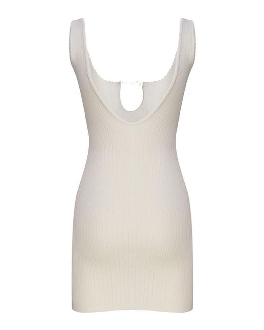 Jacquemus White Mini Dress