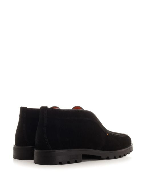 Santoni Black Desert Boot for men
