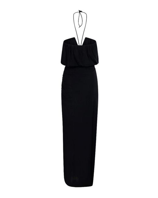 Amazuìn Black Giselle Deep Dress