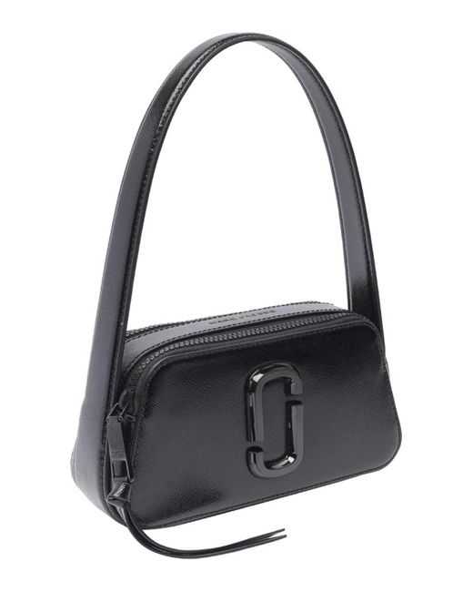 Marc Jacobs Black The Slingshot Bag Zip Compartts