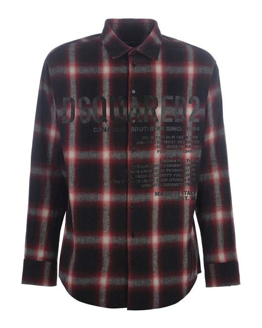 DSquared² Blue Cotton Shirt for men