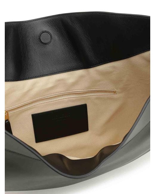 Jacquemus Black Large "Ovalo" Hobo Bag