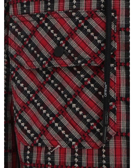 Off-White c/o Virgil Abloh Red Patterned Jacket for men