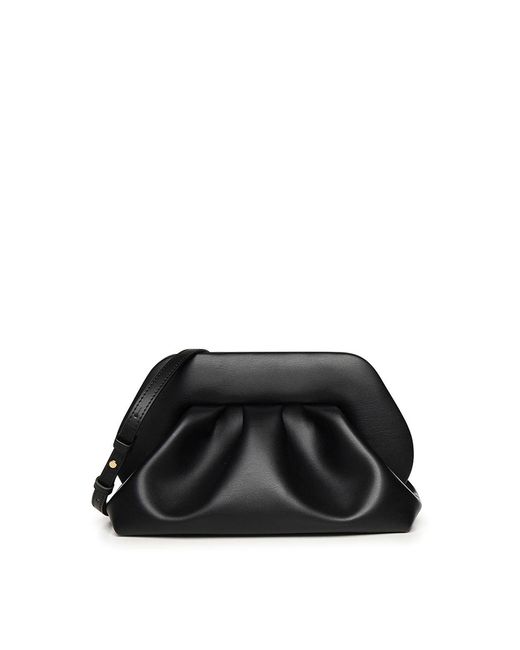 THEMOIRÈ Black Bios Vegan Fabric Medium Clutch