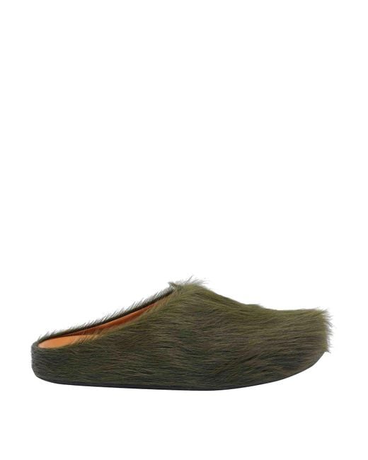 Marni Green Fussbett Mules for men