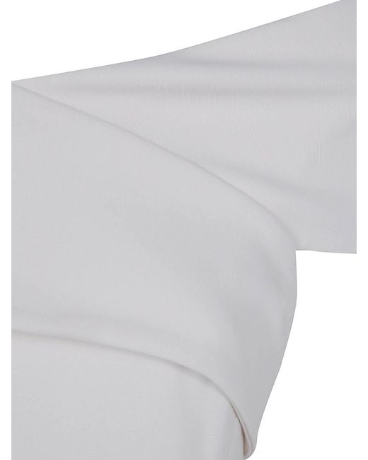 Ralph Lauren White Knit Gown Dress
