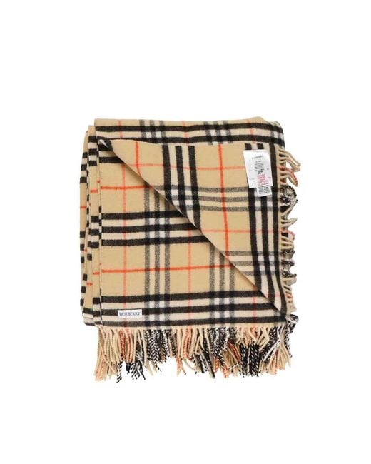 Burberry Metallic Check Blanket