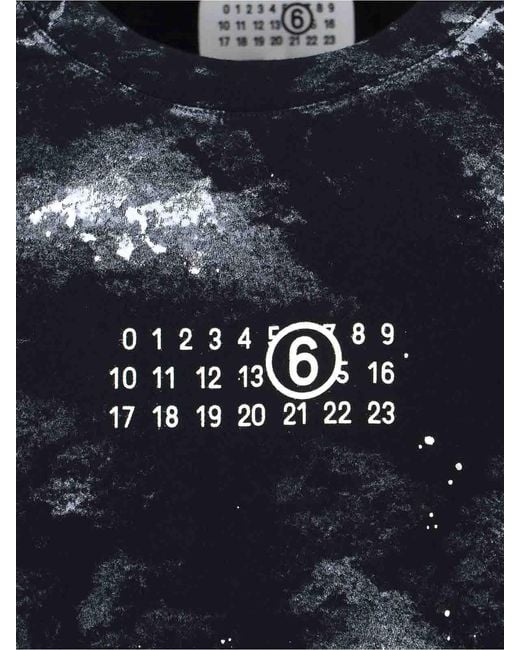 MM6 by Maison Margiela Black T-Shirts for men