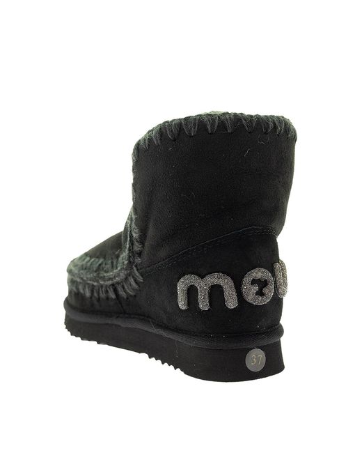 Mou Black Eskimo 18 Ankle Boots