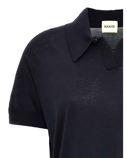 Khaite Blue Morgane Top