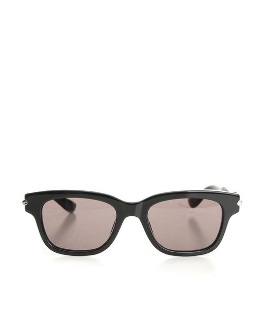 McQueen Gray Acetate Sunglasses