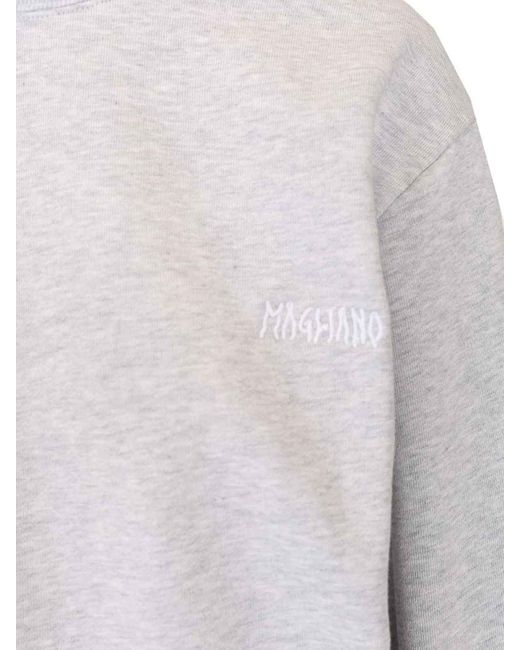 Magliano White Gym Sweatshirt for men
