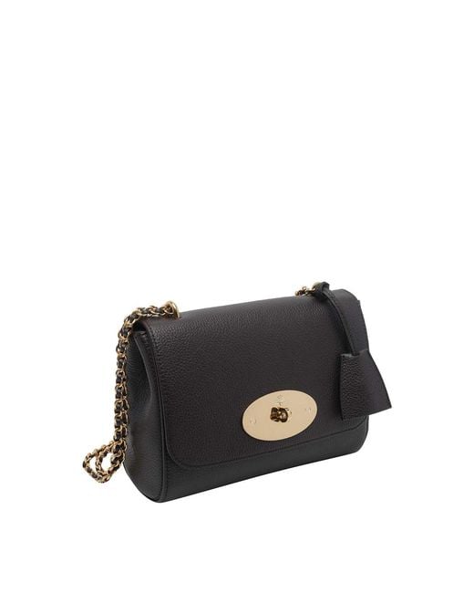 Mulberry Black Ebony Lily Shoulder Bag