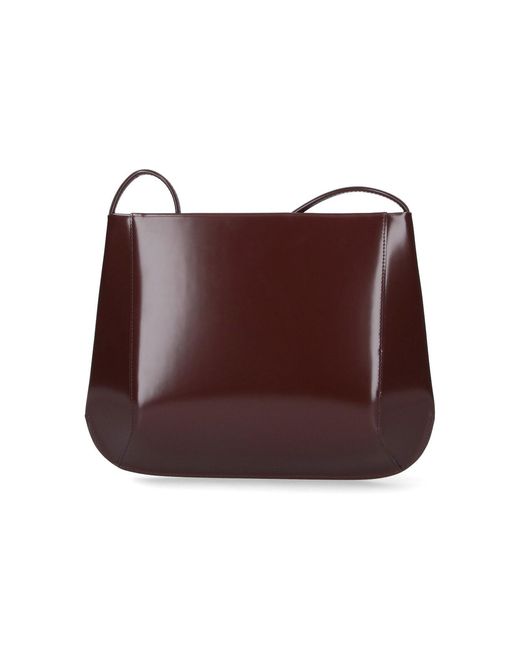 Faune Brown Shoulder Bag Loge