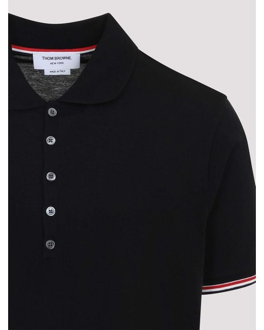 Thom Browne Black Polo for men